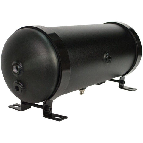 AVS 3 Gallon Aluminum Tank W/ 6 Ports - W/ Brackets - Black