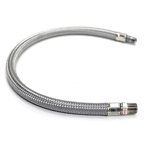 Viair 36" Stainless Braided Leader Hose (1/4"M to 1/4"M, swivel)