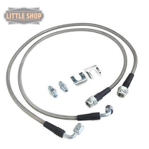 Little Shop MFG. Stainless Steel Braided Flex Lines-Complete Air Ride