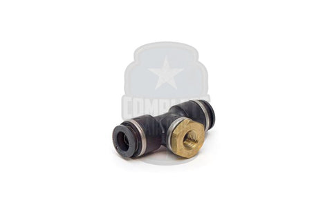 SMC DOT 1/8" Female NPT - (2) 3/8" PTC Union Tee