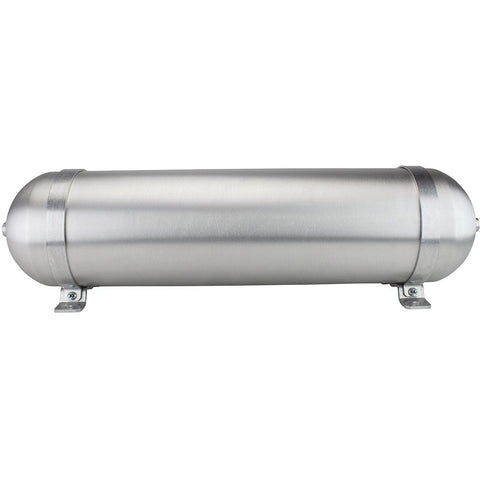 Seamless Tanks Aluminum Air Tank 24" Length 6.625" Diameter - 3/8" Ports - 3 Gallon