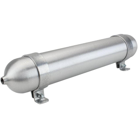 Seamless Tanks Aluminum Air Tank 18" Length 2.875" Diameter - 3/8" Ports - 1 Gallon