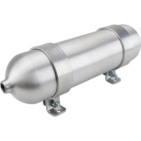 Seamless Tanks Aluminum Air Tank 12" Length 2.875" Diameter - 1/4" Ports - 1 Gallon