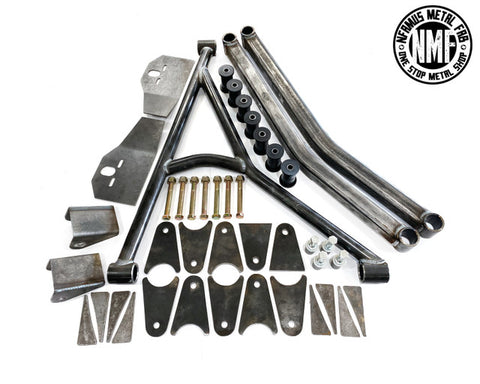 Nfamus Metal 88-98 Chevy 3 Link Under Frame Kit - Complete Air Ride