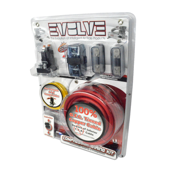 Evolve Dual Compressor Wiring Kit by AVS Complete Air Ride