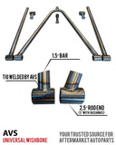 AVS Universal 3-Link Wishbone Kit W/ Poly Bushings