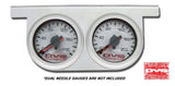 AVS Dual Gauge Panel - Polished Stainless Steel-Complete Air Ride