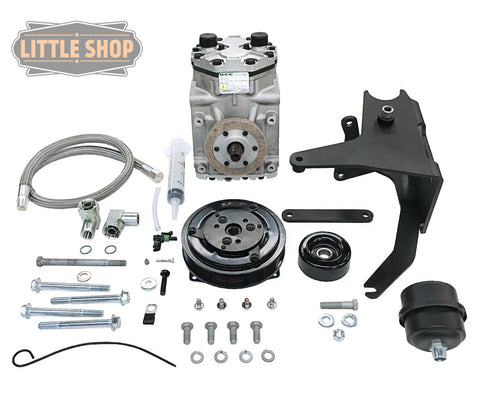 Little Shop MFG. GM 4.3, 5.0, 5.7 Vortec Engine Driven Compressor Kit-Complete Air Ride