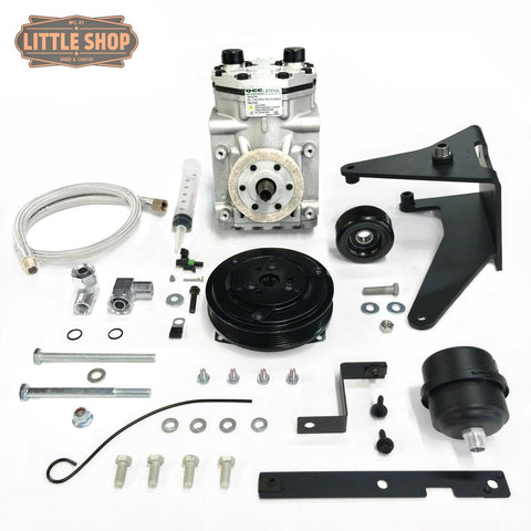 Little Shop MFG. GM 4.8, 5.3, 6.0, 6.2 LS Engine Driven Compressor Kit-Complete Air Ride