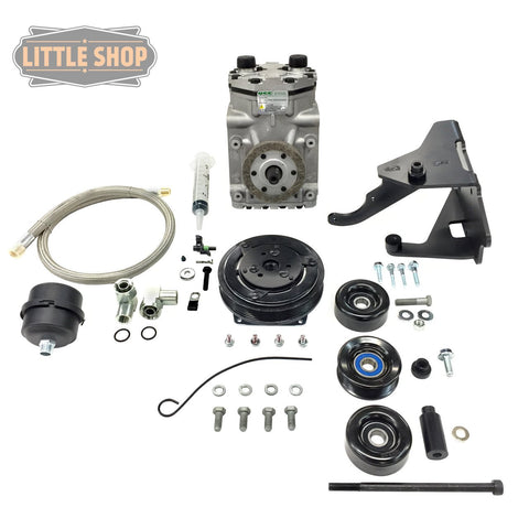 Little Shop MFG. GM 5.3, 6.2 LT Engine Driven Compressor Kit-Complete Air Ride